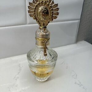 Juicy Couture Gold and Clear Perfume Bottle